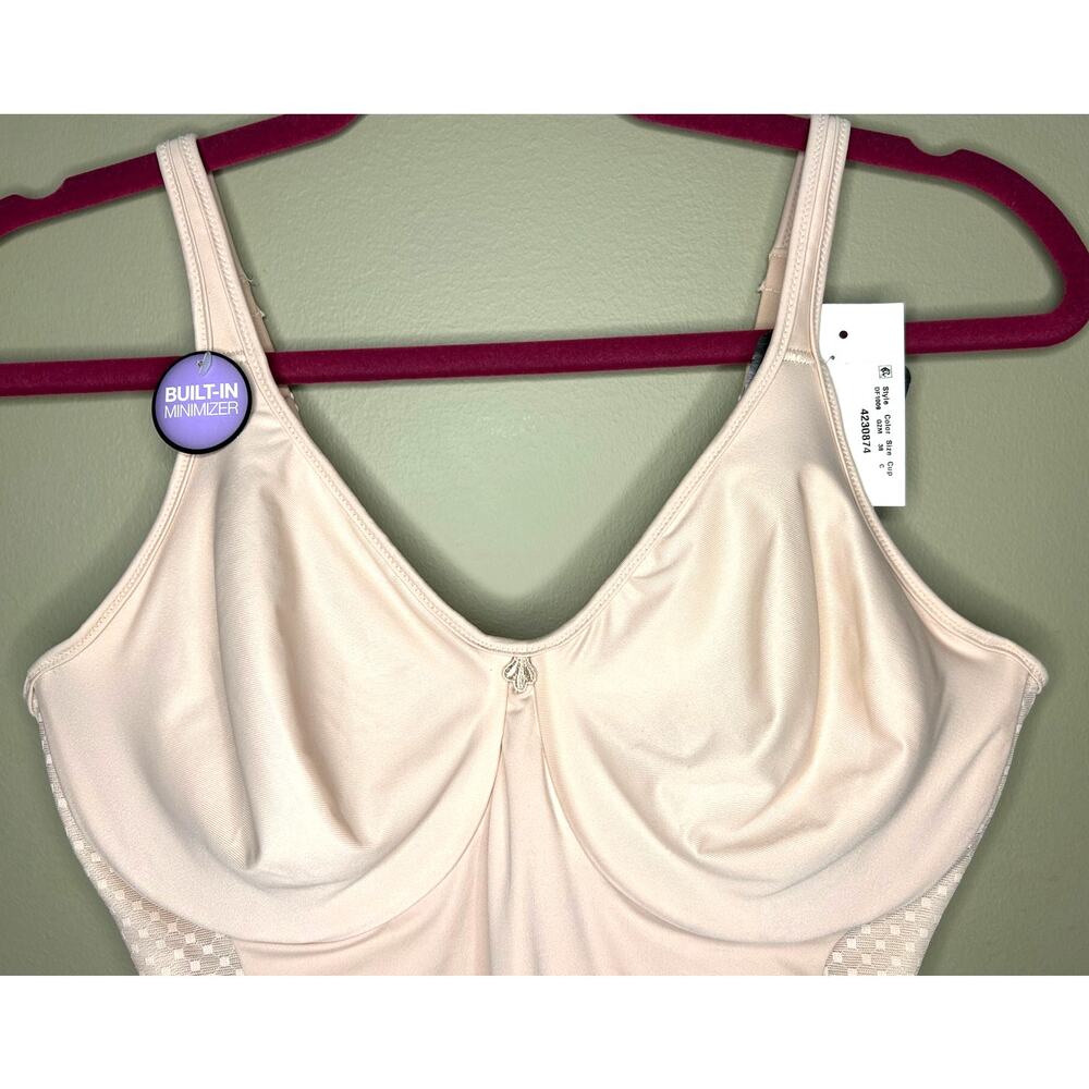 Bali Minimizer Body Shaper NWT Passion for Comfort Shapewear Firm Control 38C - Picture 3 of 13